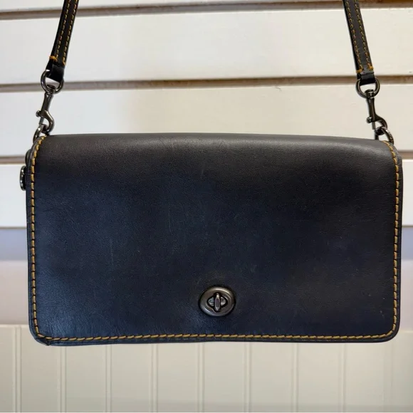 Coach Dinky Leather Crossbody Purse - Picture 17 of 17